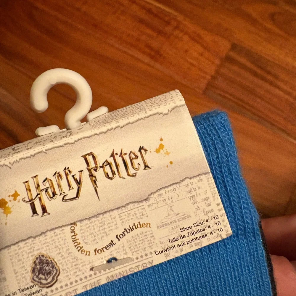 🧙‍♂️ Harry Potter Raven‎ Crew Socks | Forbidden Forest Shoe Size 4–10 NWT (A3)